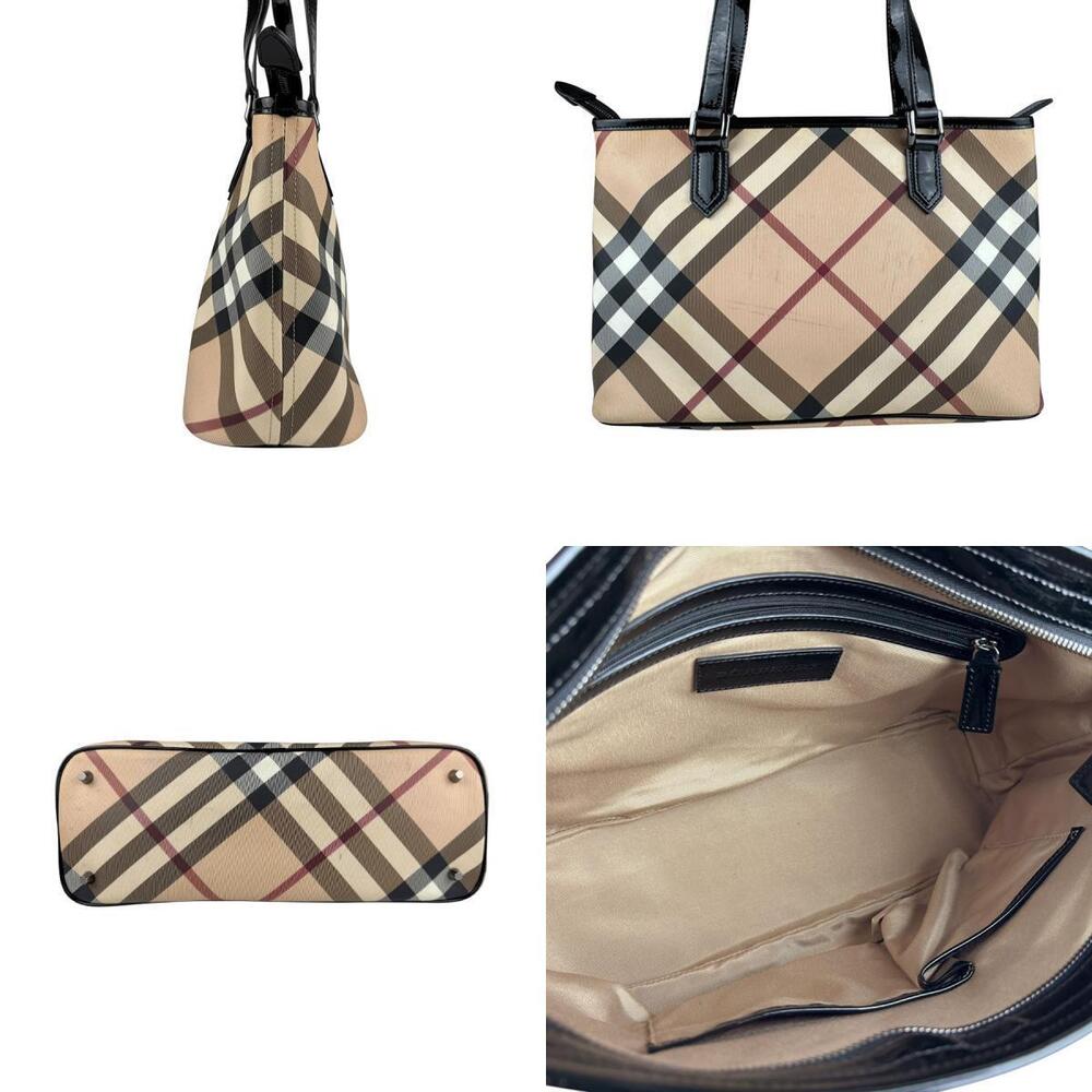 Burberry shoulder bag patent leather Beige Tan multicolor black - Picture 3 of 4